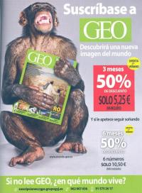'Suscríbase a Geo'. Revista Geo